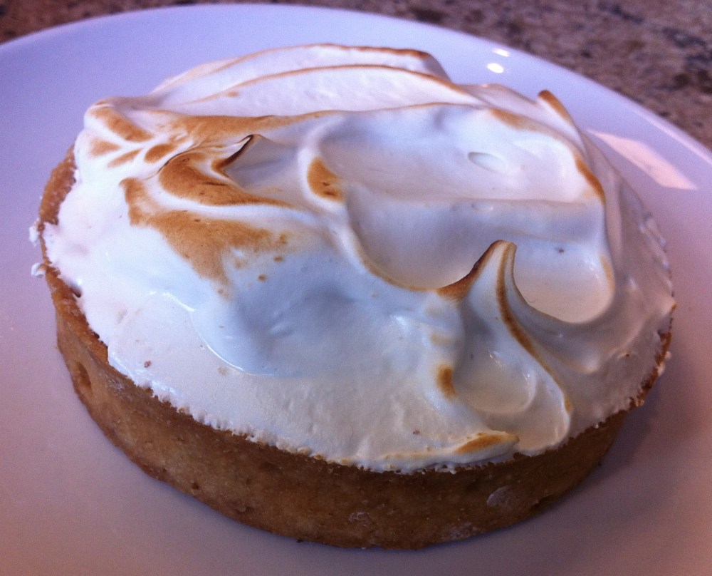 Floriole Chocolate Meringue Tart Close Up