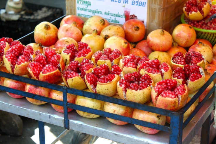 Bangkok Street Food Pomegranates