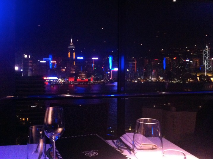 View From Oyster & Wine Bar - Sheraton Hong Kong