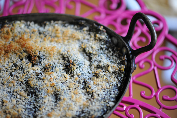 Panko-Crusted Spinach Dip