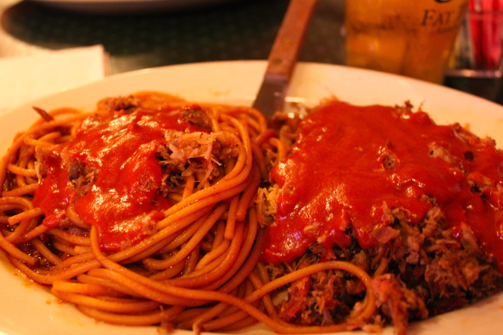 The Bar-B-Q Shop Pork Half & Half Plate