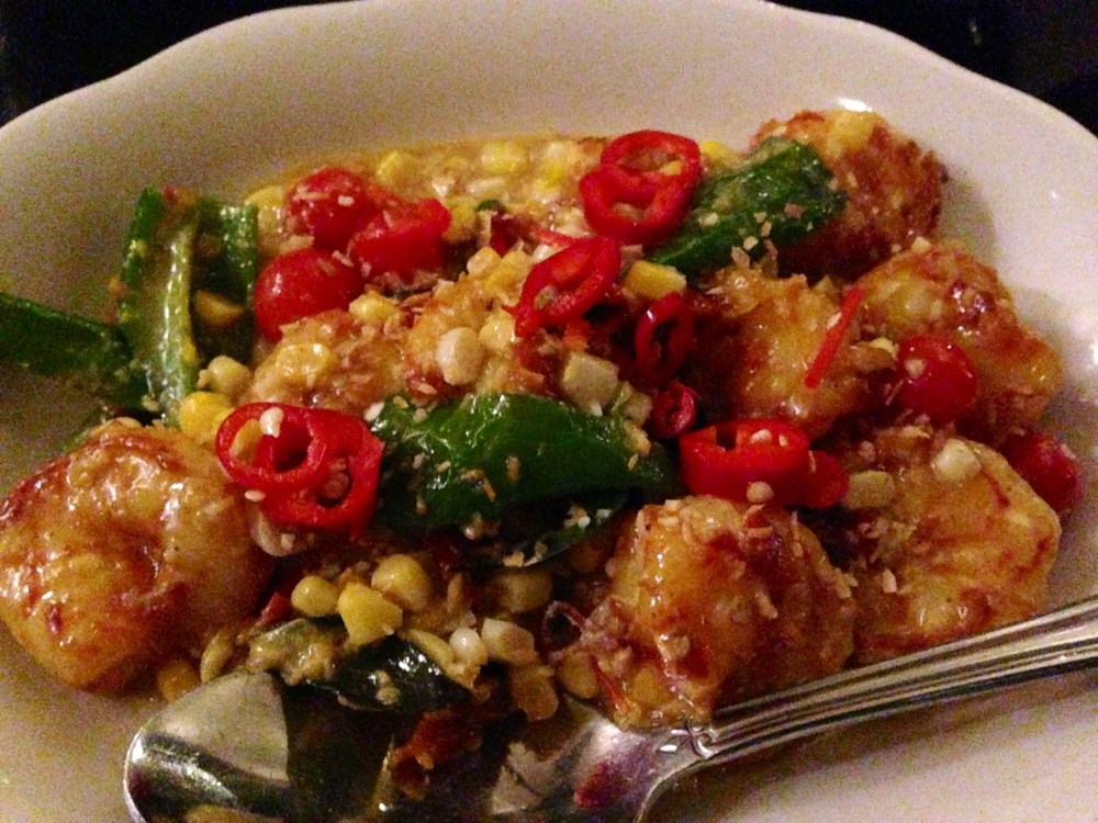 Fat Rice Shrimp & Sweet Corn Stirfry