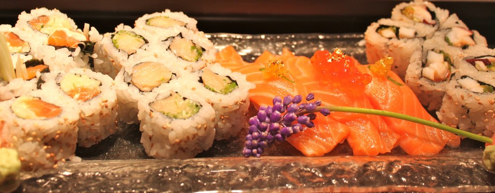 Katsu Rolls and Salmon Nigiri