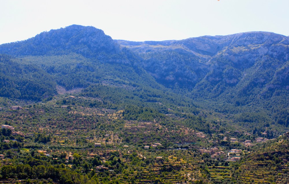 View of Serra de Tramuntana from Sa Pedrissa