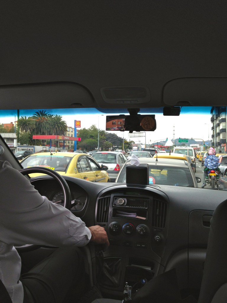Bogotá Traffic Xmas Eve