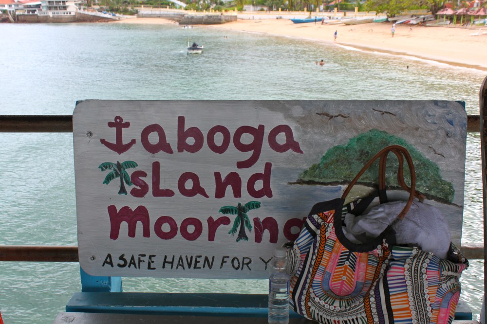 Taboga Island Sign