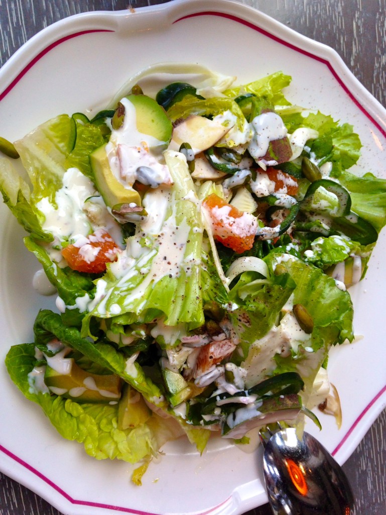 Nico Osteria Escarole and gem lettuce salad