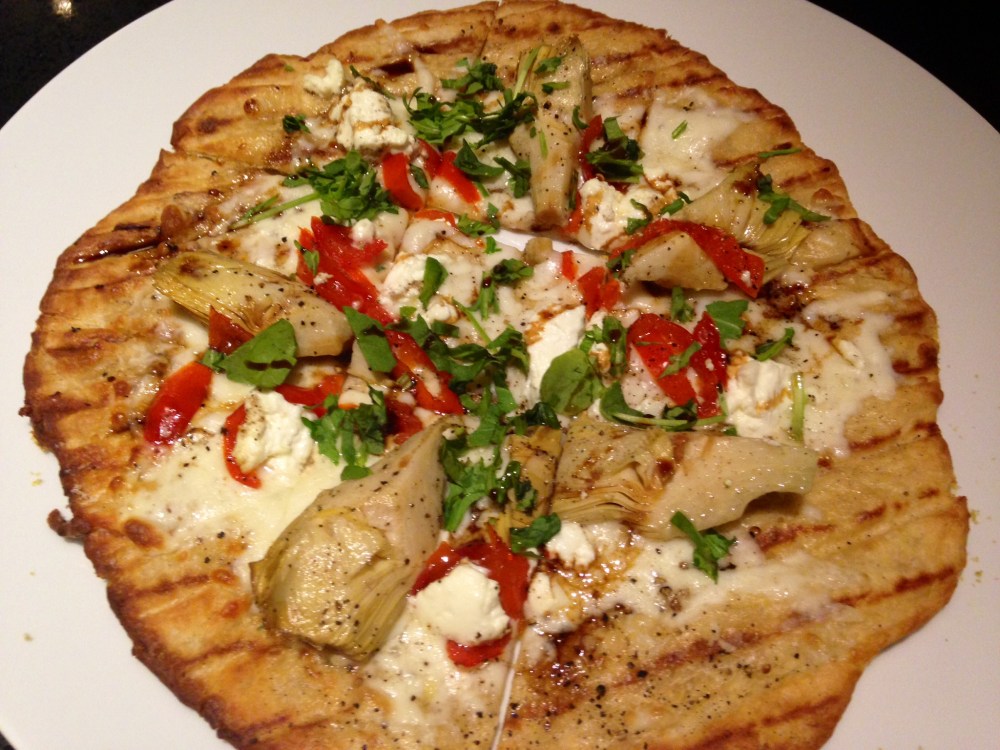 Adamus Chicago ARTICHOKE HEARTS & GOAT CHEESE FLATBREAD