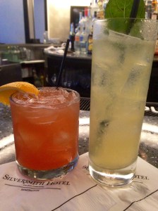 BOURBON PUNCH & CANTALOUPE BASIL REFRESHER 