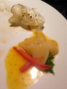 Adamus Chicago DIVER SCALLOP CEVICHE Boniato Chips