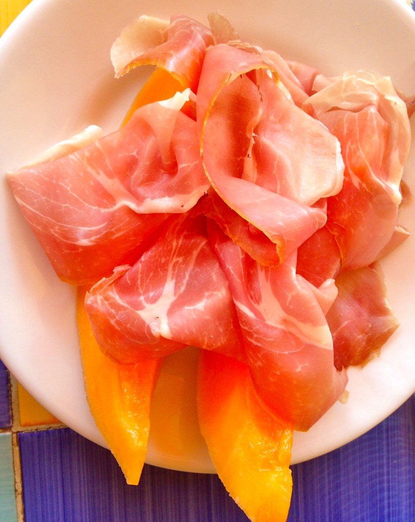 Bar Bagni d'Arienzo Canteloupe Proscuitto