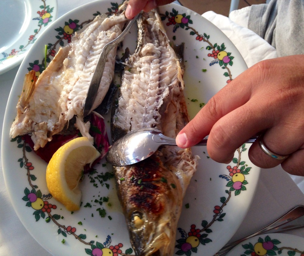 Fresh catch of the day: Branzino 