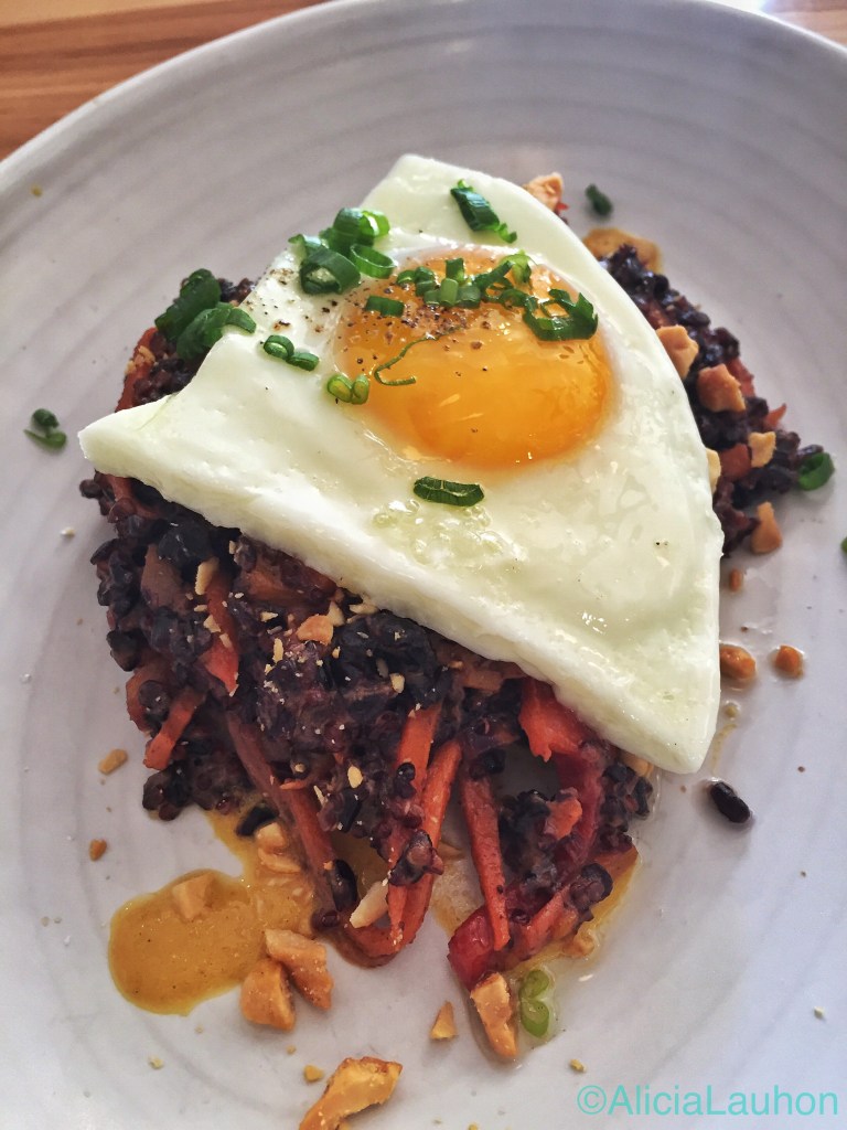 Fried Black Rice | AliciaTastesLife.com